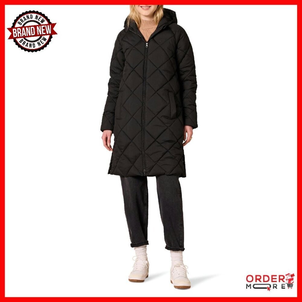 Women's Heavyweight Puffer Jacket Knee Length Winter Coat Quilted